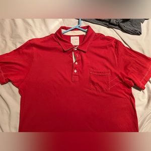 Mens Billy Reid Polo Shirt XL
